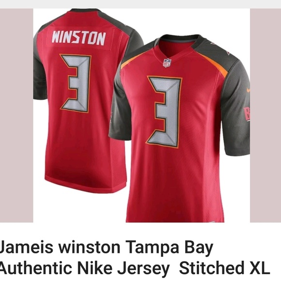 Authentic Nike Tampa Bay Jersey Winston - Picture 1 of 1